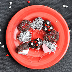 Chocolate Covered Marshmallows