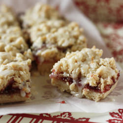 Lemon & Strawberry Crumb Bars