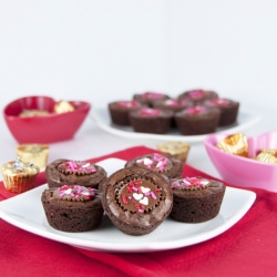 Peanut Butter Cup Brownie Bites