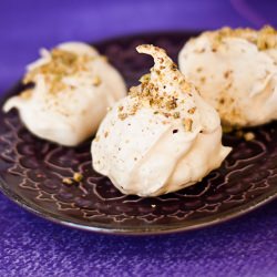 Pistachio Saffron Meringue