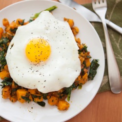 Sweet Potato and Kale Hash