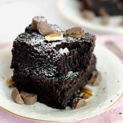 Chocolate Rolo Brownies
