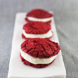 Red Velvet Whoopie Pies