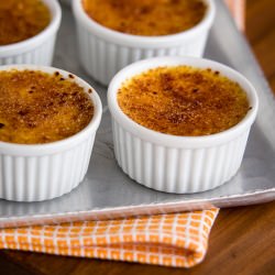 Orange Ginger Creme Brulee