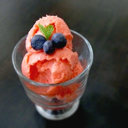 Strawberry and Pineapple Sorbet