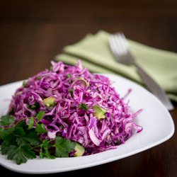 Red Cabbage & Avocado Salad