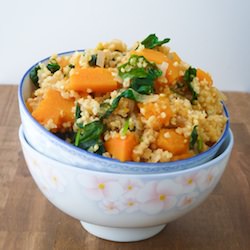 Millet with Butternut Squash & Kale