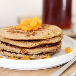 Whole Wheat Honey Apricot Pancakes