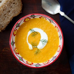 Fennel-Carrot Soup with Ginger
