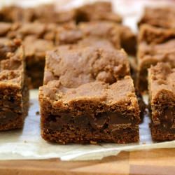 Caramel-Stuffed Boyfriend Brownies