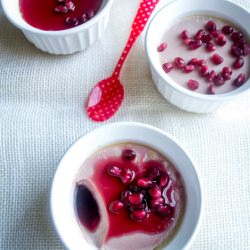 Pomgrenatte Panna Cotta