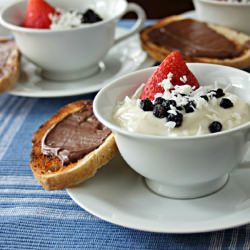 Yogurt with Berries and Coconut