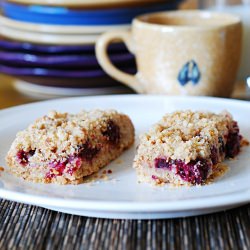 Blackberry Almond Crumble Bars