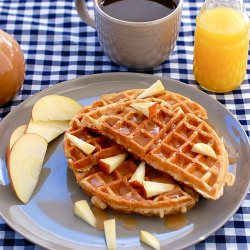 Apple Cinnamon Waffles