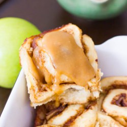 Caramel Apple Cinnamon Rolls