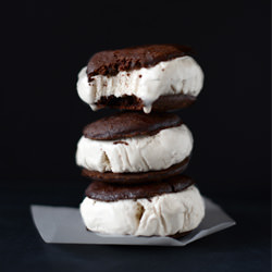 Chocolate Coffee Ice Cream Sandwich