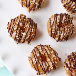 Mini Samoa Doughnuts