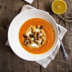 Roasted Carrot and Tahini Soup