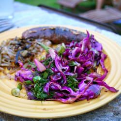 Grilled Sweet & Sour Coleslaw