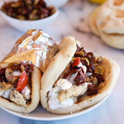 Greek Chicken Gyros