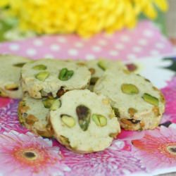 French Vanilla Pistachio Sables