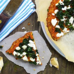 Sweet Potato and Kale Pizza