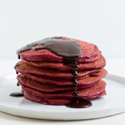 Red Velvet Pancakes