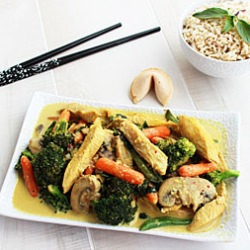 Thai Chicken Curry Veggie Stir Fry