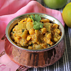 Lentils With Green Tomatoes