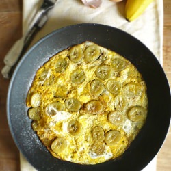 Frittata with Caramelized Bananas