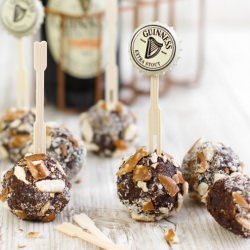 Guinness pretzel truffles