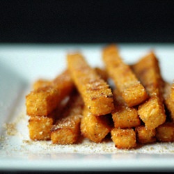 Baked Sweet Potato Polenta Fries