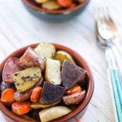 Roasted Potatoes & Carrots