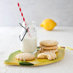 Lemon Cookies with Lemon Icing