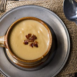Creamy Cauliflower Bacon Soup