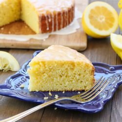 Lemon Cornmeal Olive Oil Cake