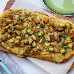 Rosemary Roasted Potatoes Pizza