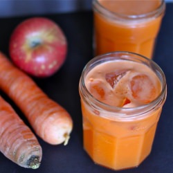 Carrot, Apple, and Grape Juice