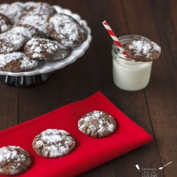 Crinkle Chocolate Cookies