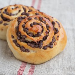 Chocolate Chip Bread Rolls