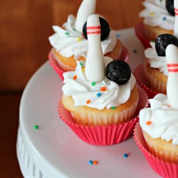 Bowling Cupcake Toppers