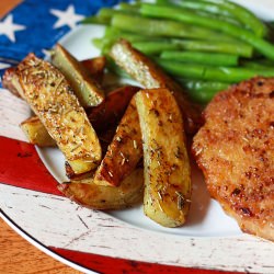 Herb-Roasted Potato Wedges