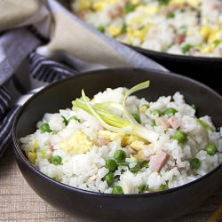 Chinese Ham and Egg Fried Rice