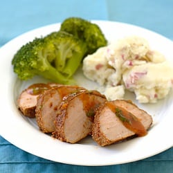 Pork with Apricot Glaze