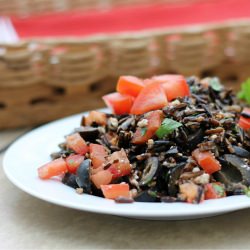 Wild Rice Salad with Feta