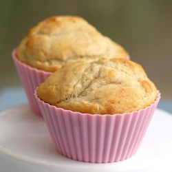 Healthier Banana Muffins