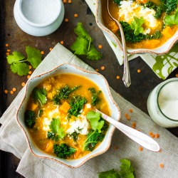 Coconut Red Lentil Soup