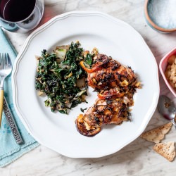 Roasted Chicken with Blood Orange