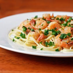 Lemon-Garlic Shrimp Scampi