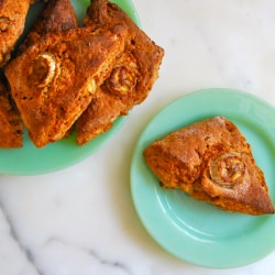 Whole Grain Brown Sugar Banana Scones